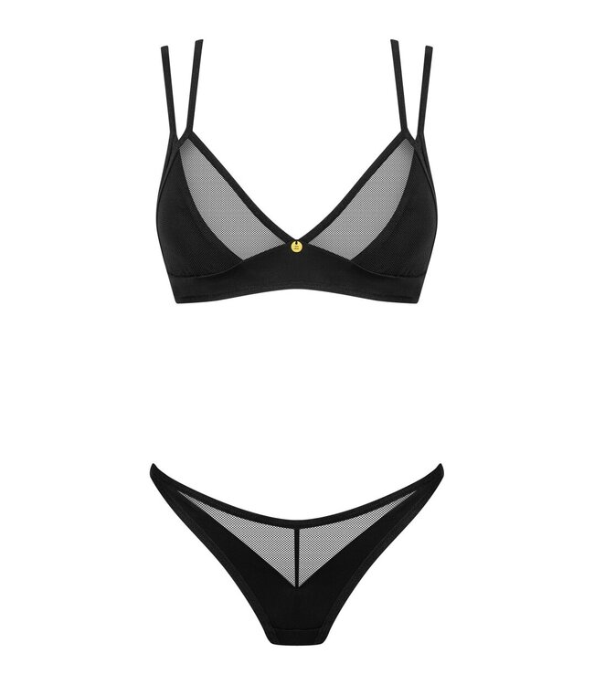 Obsessive Obsessive - Nesari Tweedelige Set - Zwart