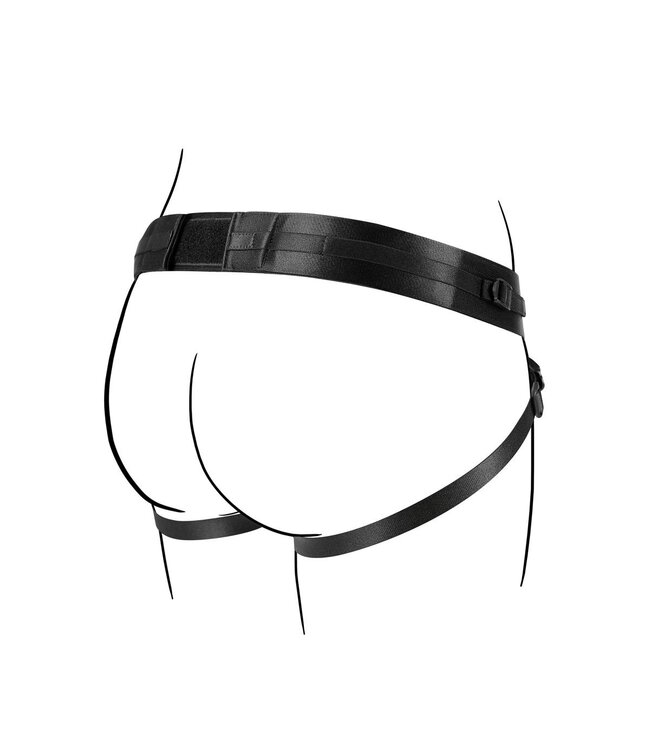 No-Parts No-Parts - Taylor Adjustable Strap On Harnas Met Dubbele O-Ring