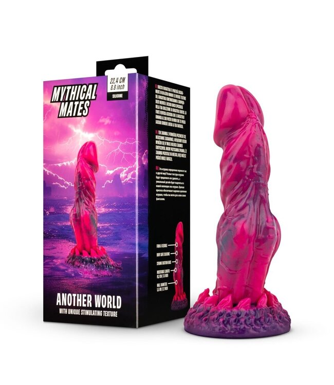 Mythical Mates Mythical Mates - Another World Dildo Roze & Paars - 22.4 cm