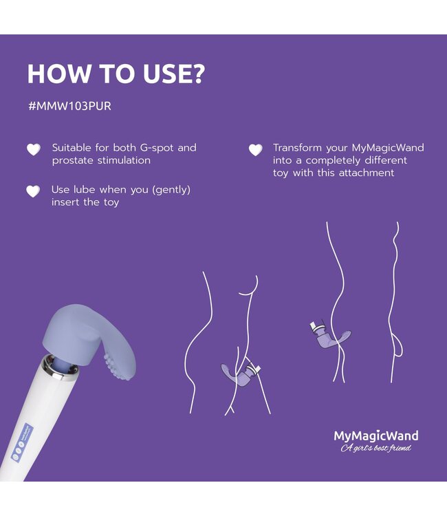MyMagicWand MyMagicWand G-Spot/Prostaat Opzetstuk - Paars