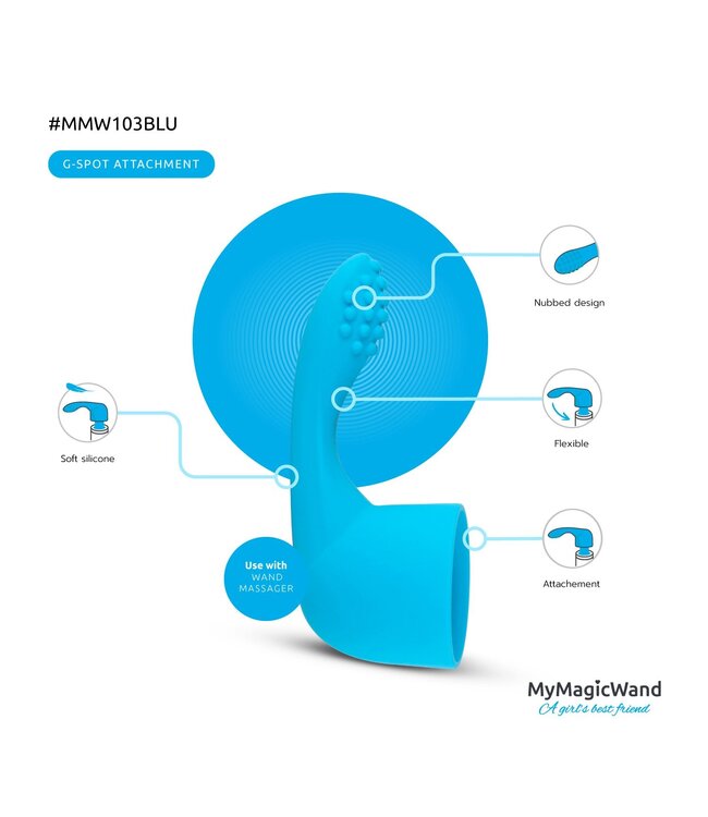 MyMagicWand MyMagicWand G-Spot/Prostaat Opzetstuk - Blauw