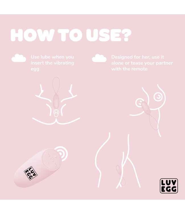 LUV EGG LUV EGG - Roze