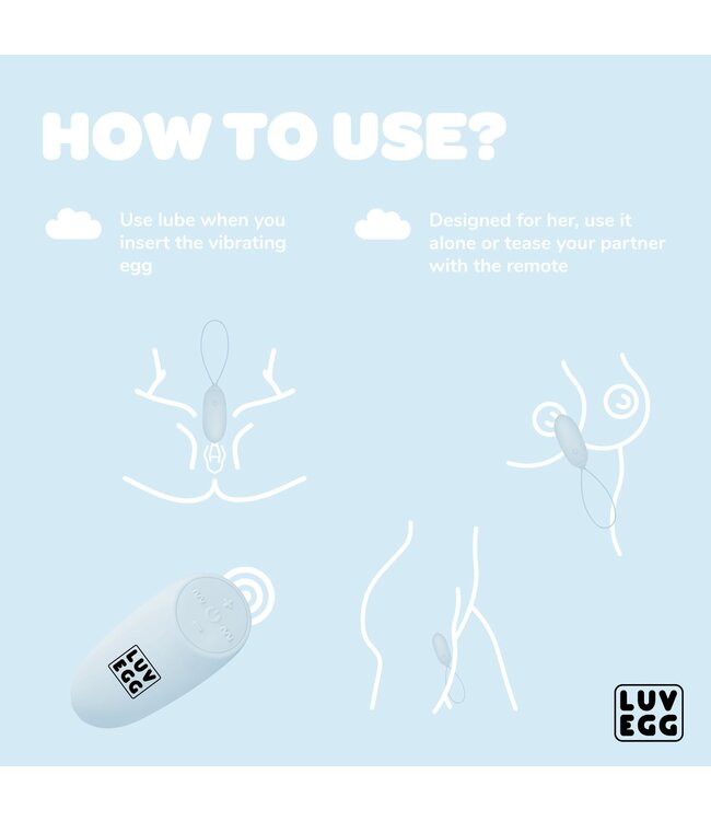 LUV EGG LUV EGG - Blauw