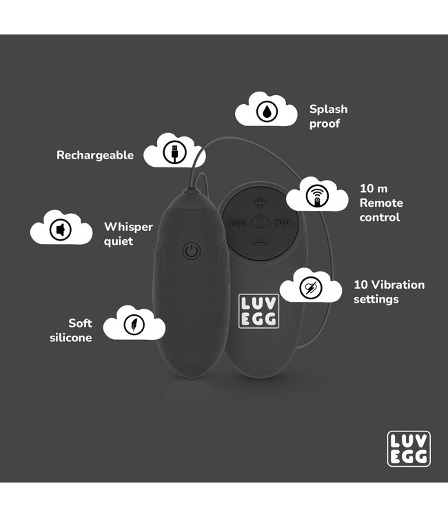 LUV EGG LUV EGG - Zwart