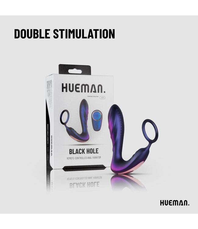 Hueman Hueman - Black Hole Anaal Vibrator Met Cockring