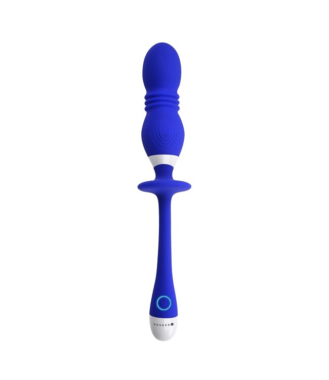 Gender X Evolved - Play Ball Vibrator - Blauw