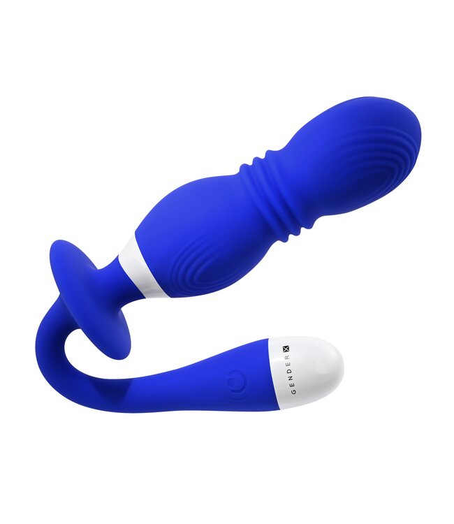 Gender X Evolved - Play Ball Vibrator - Blauw
