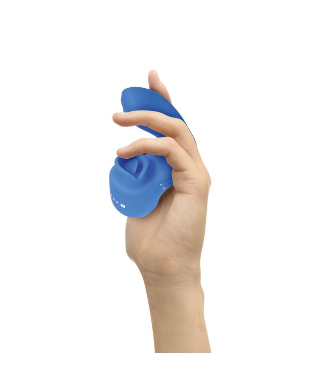 Gender X Evolved - Flick It Vinger Vibrator - Blauw