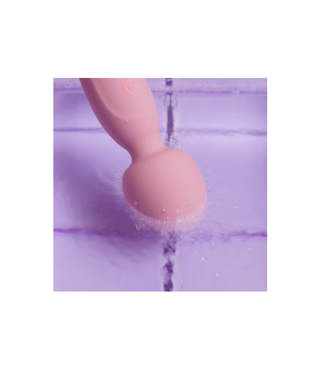 Good Vibes Only Good Vibes Only - Dubbelzijdige Wand Vibrator - Soft Silicone - Roze