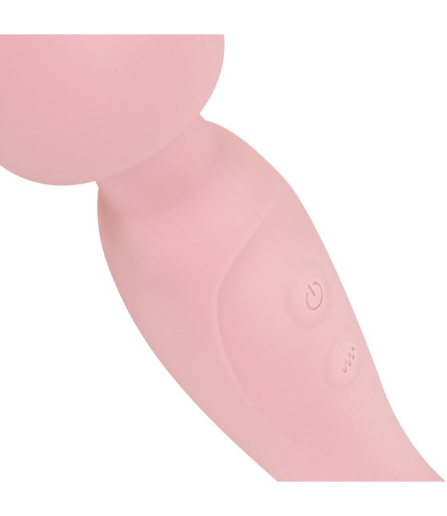 Good Vibes Only Good Vibes Only - Dubbelzijdige Wand Vibrator - Soft Silicone - Roze