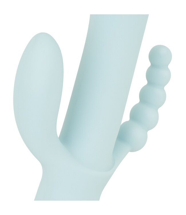 Good Vibes Only Good Vibes Only - Triple Stimulation Vibe - Soft Silicone - Blauw