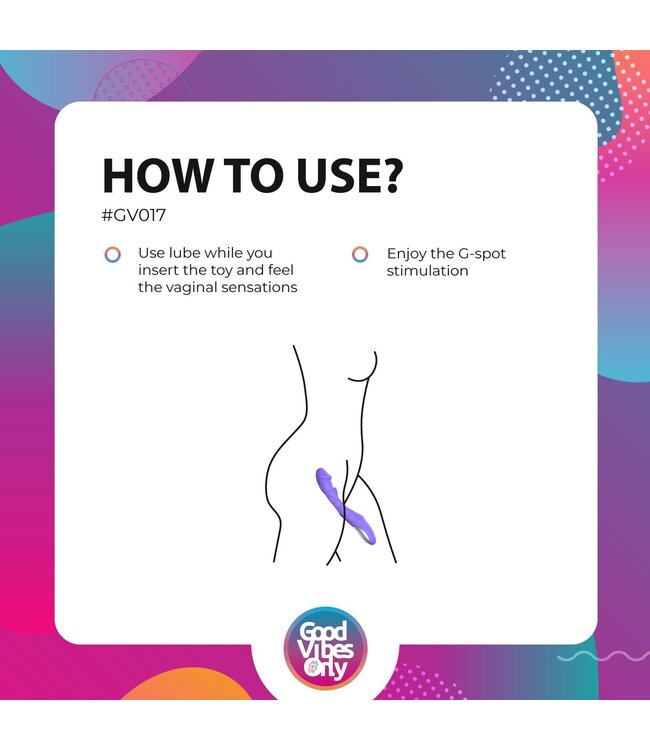 Good Vibes Only Good Vibes Only - Flax Vibrerende Dildo met G-Spot Stimulator