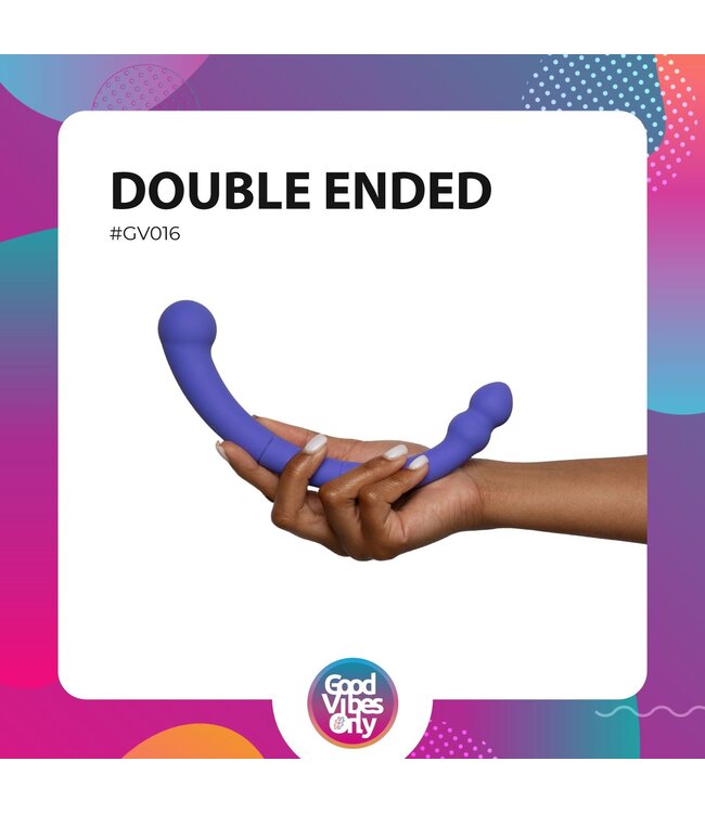 Good Vibes Only Good Vibes Only - Double End Vibrator Leah - Paars