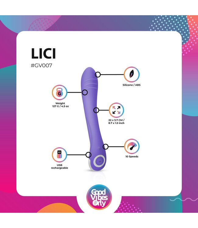 Good Vibes Only Lici G-Spot Vibrator