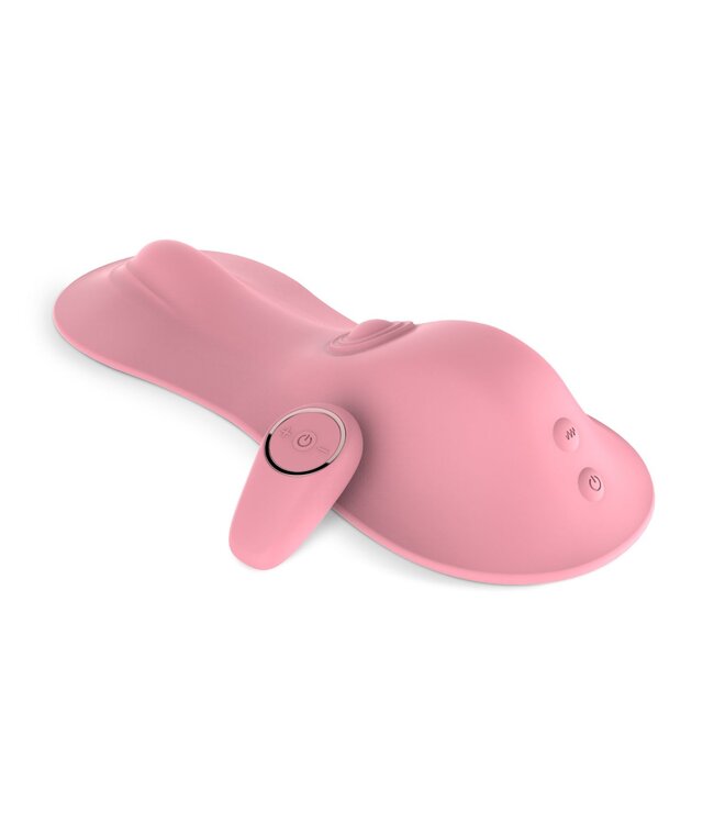 Easytoys Vibe Collection EasyToys – Vibe Pad Tappend en Trillend met Afstandsbediening – Roze