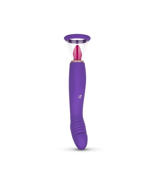 Easytoys Vibe Collection Pleasure Pump Met G-Spot Vibrator - Paars