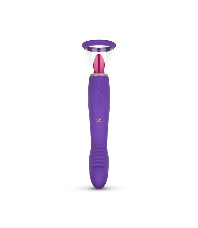 Easytoys Vibe Collection Pleasure Pump Met G-Spot Vibrator - Paars