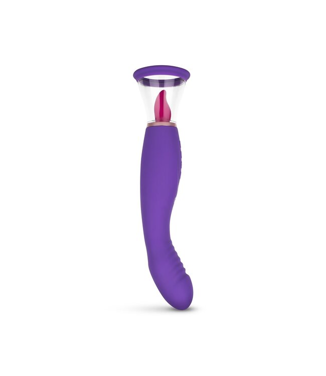 Easytoys Vibe Collection Pleasure Pump Met G-Spot Vibrator - Paars
