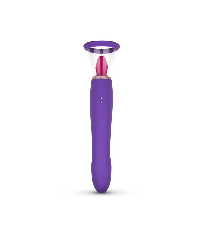 Easytoys Vibe Collection Pleasure Pump Met G-Spot Vibrator - Paars