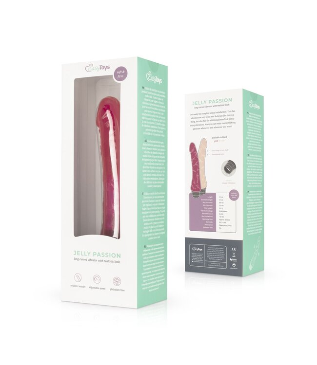 Easytoys Vibe Collection Jelly Passion - Realistische Vibrator - Roze