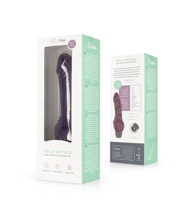 Easytoys Vibe Collection Jelly Royale - Realistische Vibrator - Paars