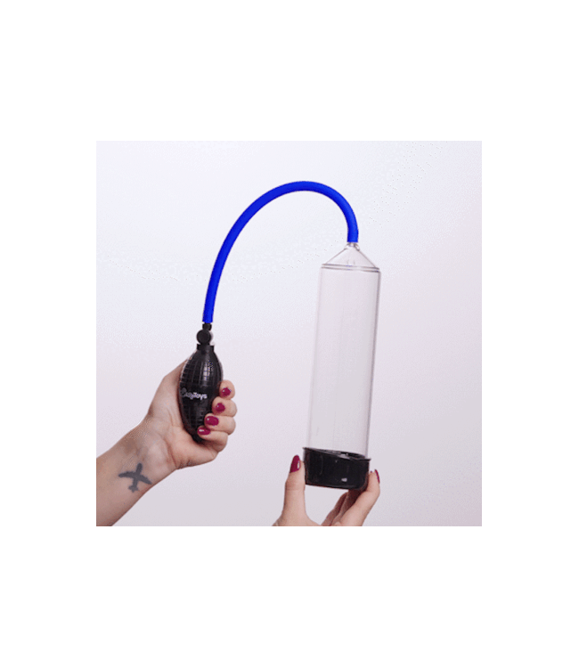 Easytoys Men Only Penispomp Met Knijpbal - Zwart