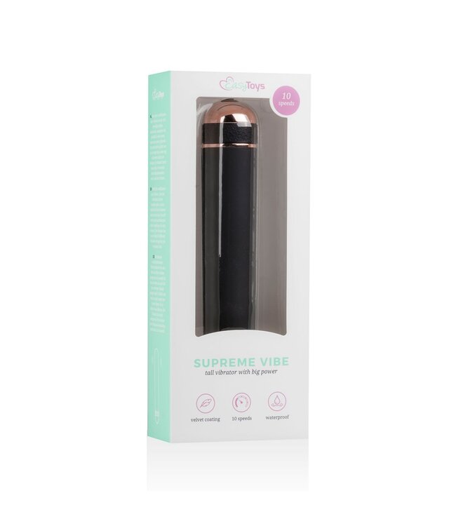 Easytoys Vibe Collection Supreme Vibe Vibrator - Zwart
