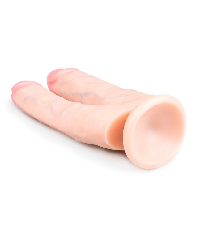 Easytoys Dildo Collection Realistische Dubbele Dildo Met Zuignap - 18 cm