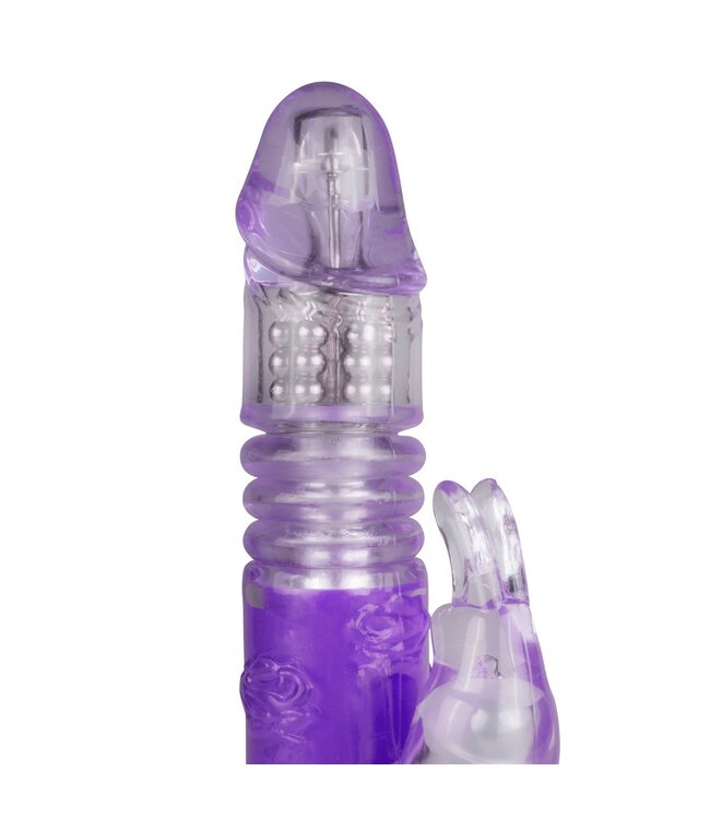 Easytoys Vibe Collection EasyToys Stotende Rabbit Vibrator - Paars