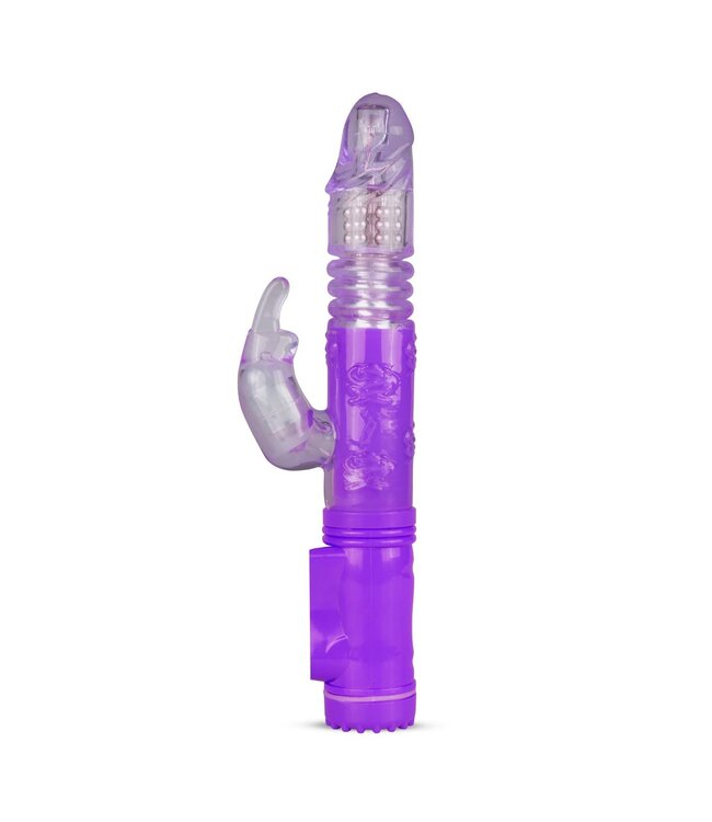 Easytoys Vibe Collection EasyToys Stotende Rabbit Vibrator - Paars