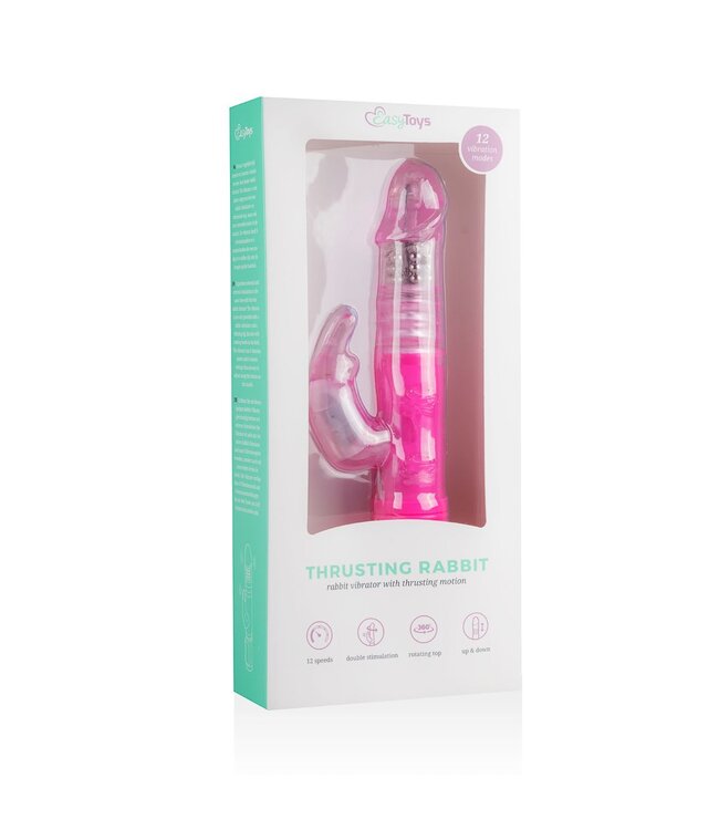 Easytoys Vibe Collection EasyToys Stotende Rabbit Vibrator - Roze