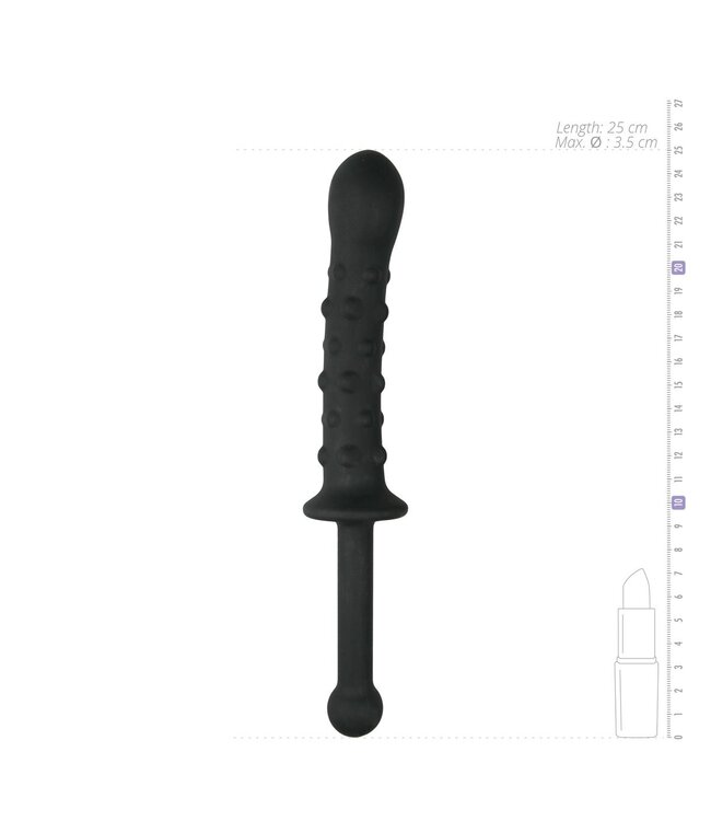 Easytoys Dildo Collection The Handler Dildo Met Handvat - Zwart