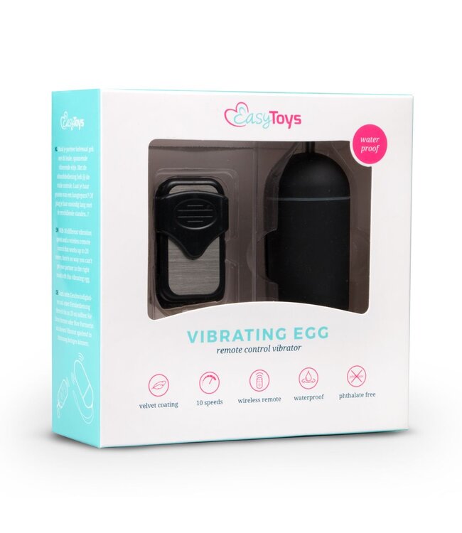 Easytoys Mini Vibe Collection Easytoys Vibratie Ei - Zwart