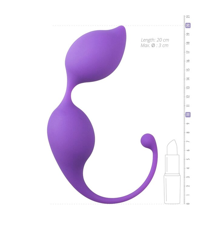 Easytoys Geisha Collection Ronde kegel balletjes - paars