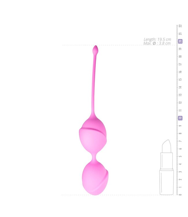 Easytoys Geisha Collection Dubbele vaginaballetjes - roze