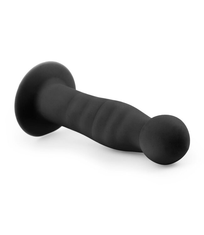 Easytoys Anal Collection Siliconen dildo met zuignap - zwart