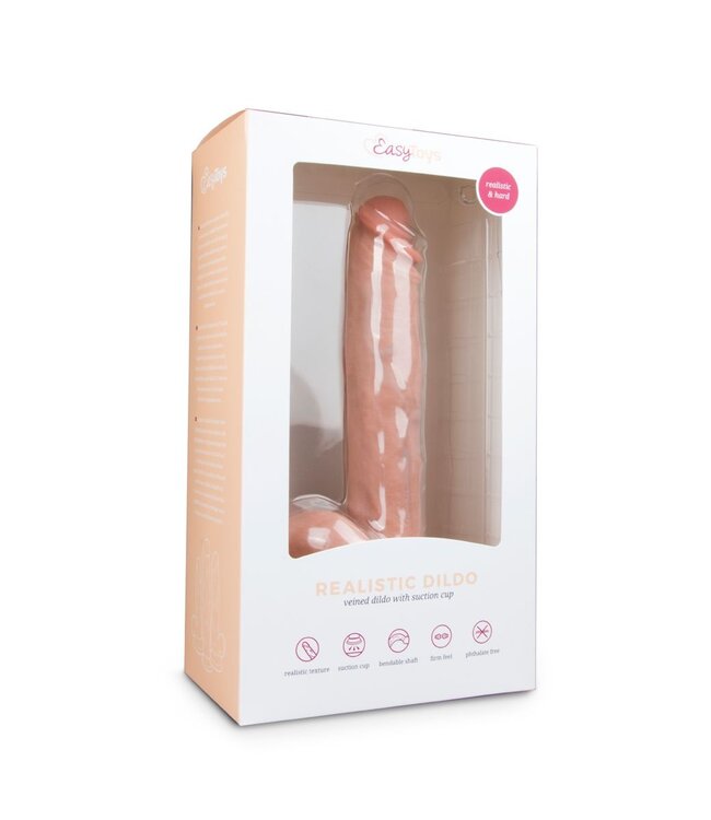 Easytoys Dildo Collection Realistische Dildo Met Balzak- 26,5 cm