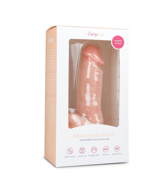 Easytoys Dildo Collection Realistische Dildo Met Balzak - 17,5 cm