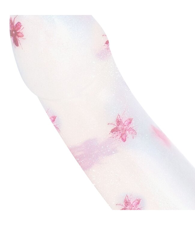 Easytoys Dildo Collection Dildo Collection Flower Power Dildo – Roze Glitterdesign 15 cm
