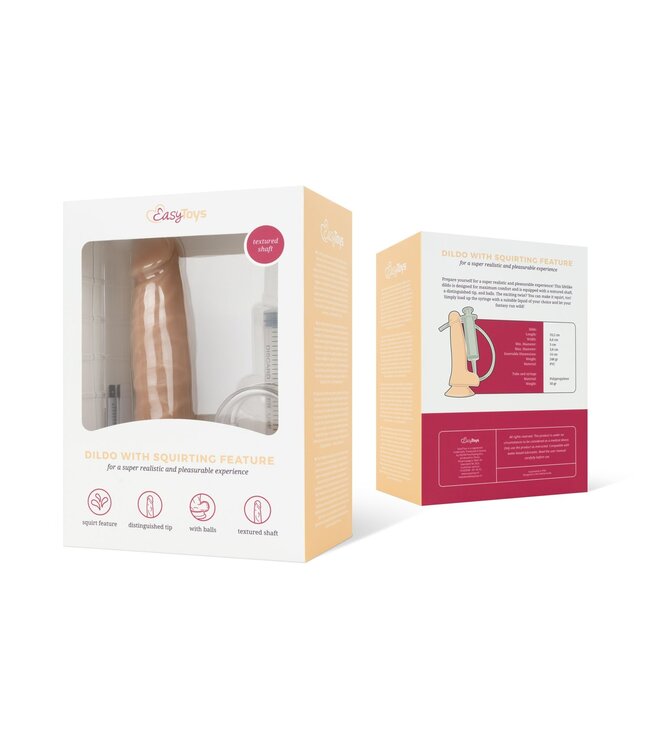 Easytoys Dildo Collection Squirting Dildo Met Spuit