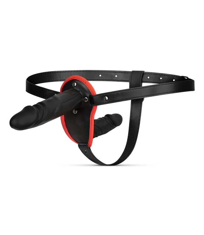 Easytoys Fetish Collection Easytoys Fetish - Dubbel Dildo Strap-On Set - Zwart