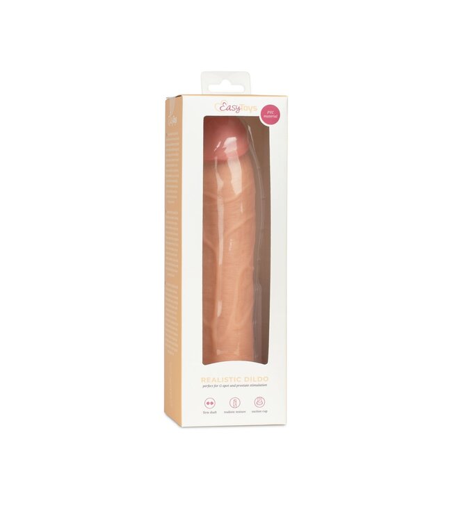Easytoys Dildo Collection Dildo zonder ballen 22,5 cm - beige