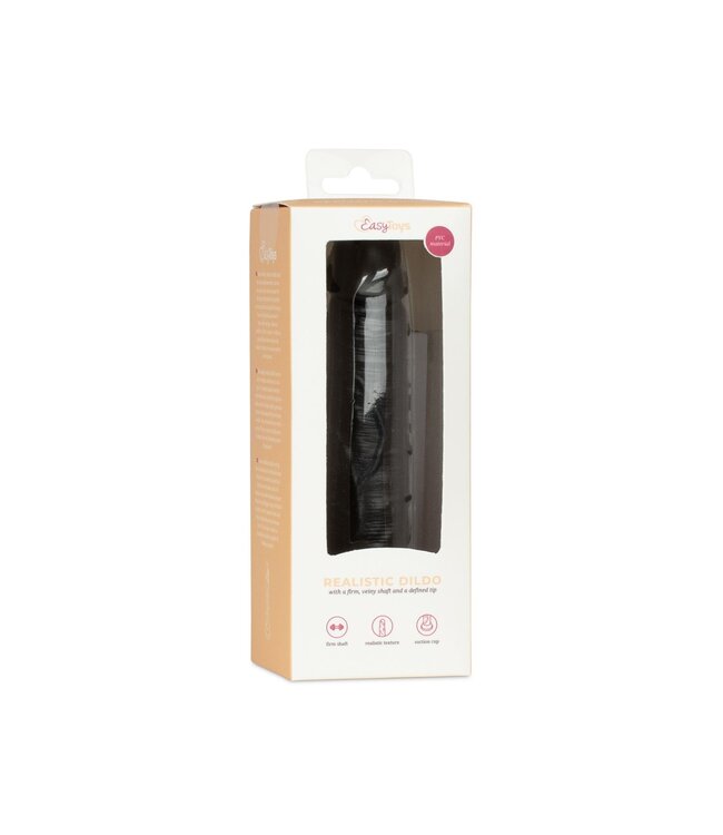 Easytoys Dildo Collection Dildo zonder ballen 12 cm - Zwart