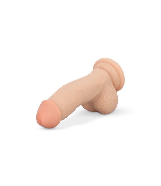 Easytoys Dildo Collection Dildo met ballen 12 cm -  Beige