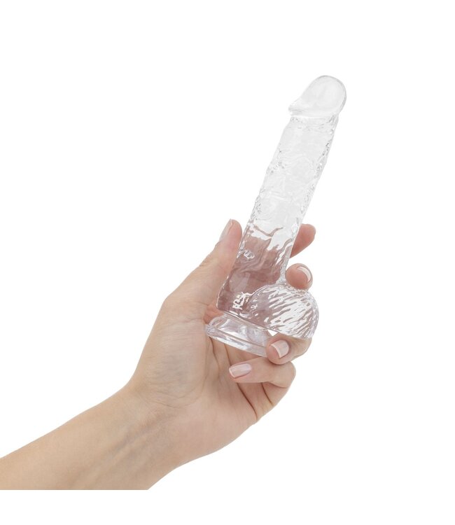 Easytoys Dildo Collection Jelly Dildo met Ballen - 15 cm