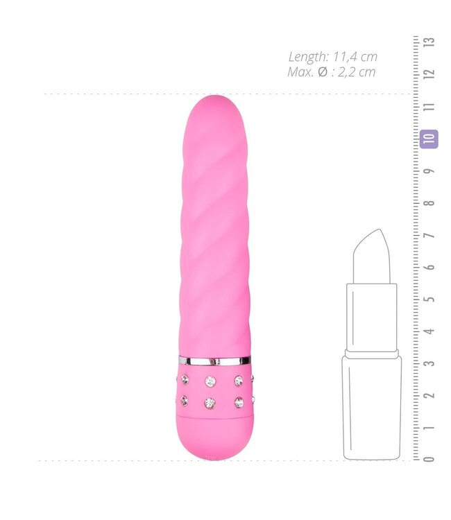Easytoys Mini Vibe Collection Easytoys Mini Vibrator Gedraaid - Roze