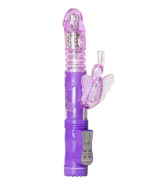 Easytoys Vibe Collection Stotende Butterfly Vibrator - Paars