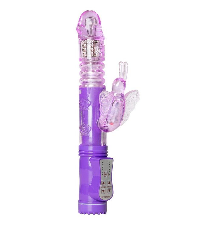 Easytoys Vibe Collection Stotende Butterfly Vibrator - Paars
