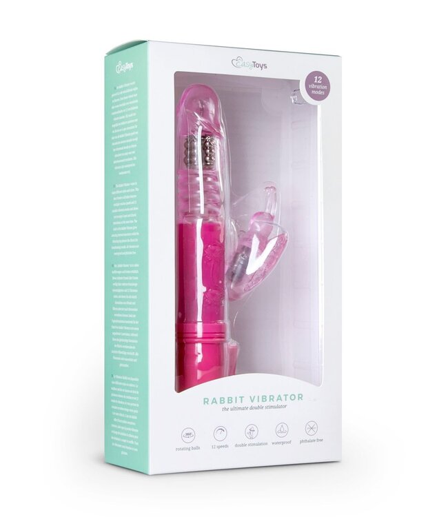 Easytoys Vibe Collection Stotende Butterfly Vibrator - Roze