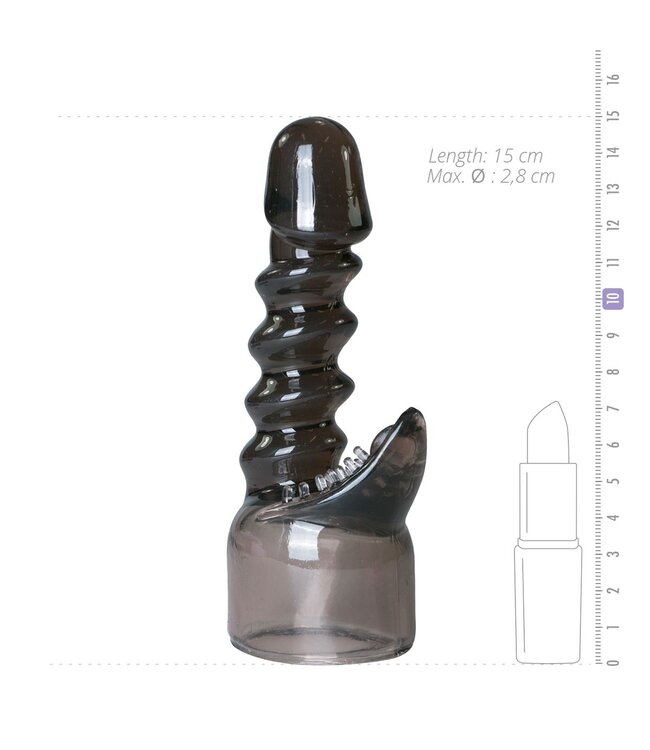 Easytoys Wand Collection EasyToys Wand Collection – Opzetstuk Voor Clitoris Stimulatie - Zwart